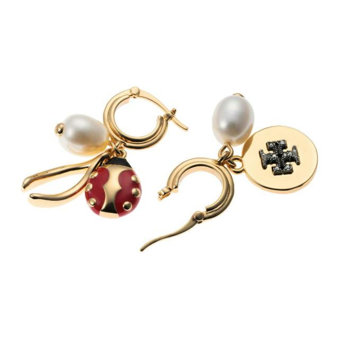 Tory Burch(トリーバーチ)の新品 トリーバーチ TORY BURCH ピアス チャーム トリーゴールド/クリスタル/クリスタル レディースのアクセサリー(ピアス)の商品写真