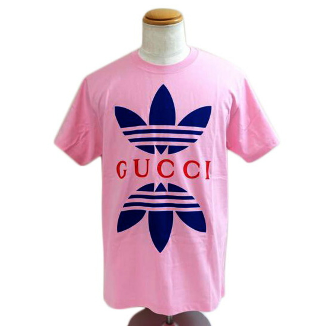 GUCCI×adidas  グッチ×アディダス/ロゴプリントTシャツ/548334/XS/メンズインナー/SAランク/71【中古】 メンズのトップス(Tシャツ/カットソー(半袖/袖なし))の商品写真