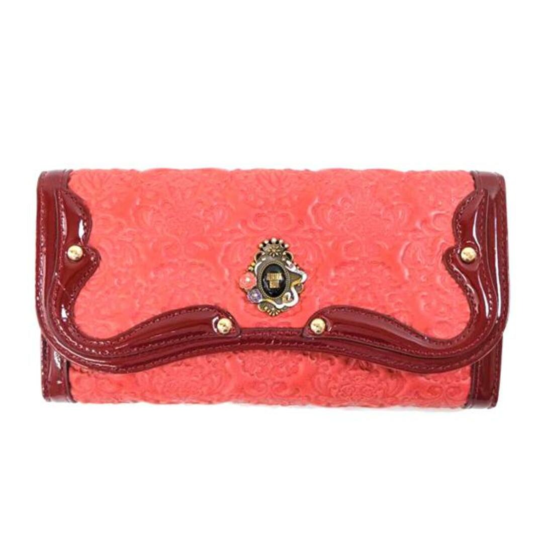 <br>ANNA SUI アナスイ/セルパンガマ口長財布 赤/財布・小物/Aランク/71