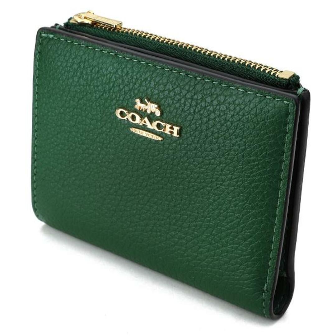 COACH(コーチ)の新品 コーチ COACH 2つ折り財布 バイフォールド ウォレット ダークパイン レディースのファッション小物(財布)の商品写真