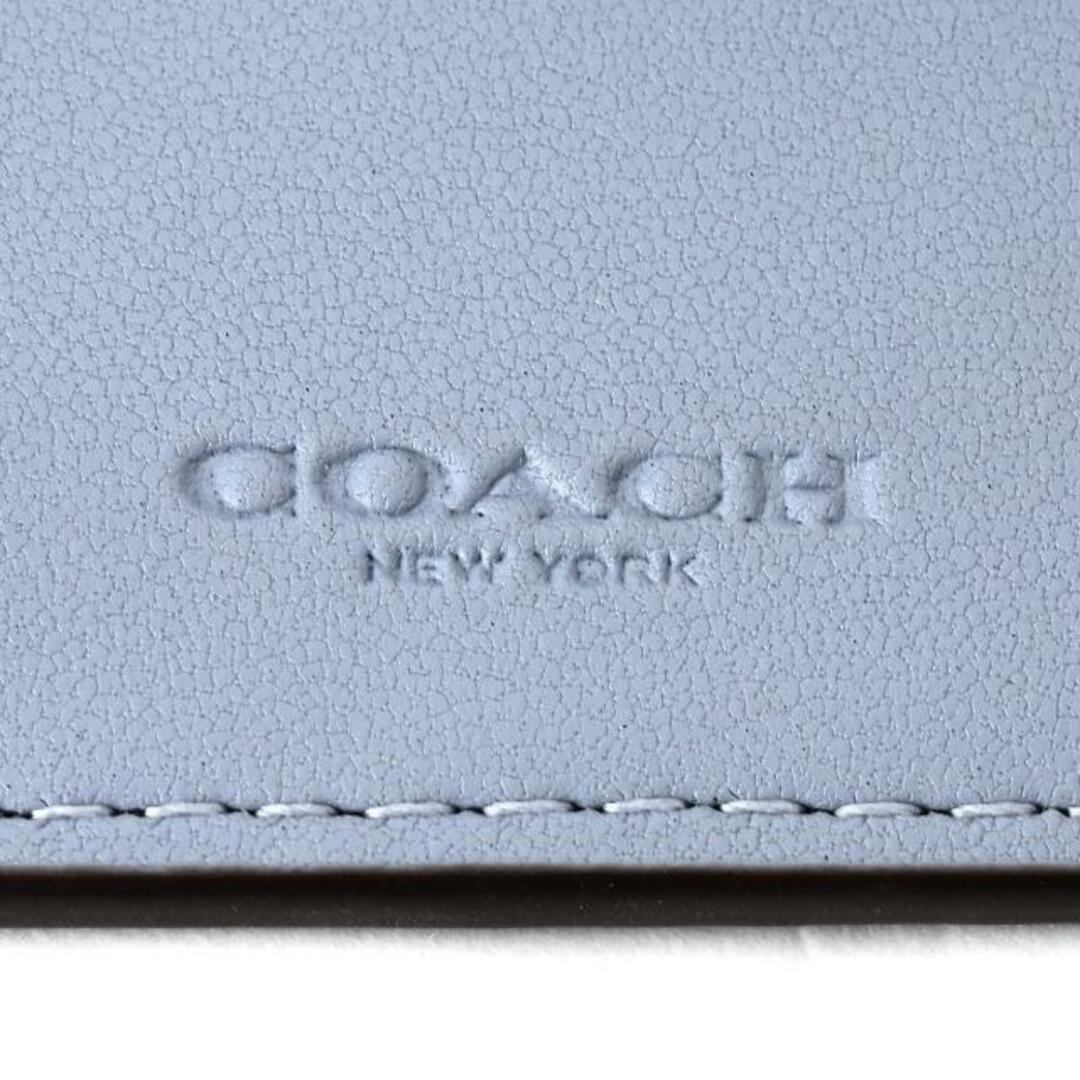 COACH - 新品 コーチ COACH 3つ折り財布 マイクロ ウォレット グレー