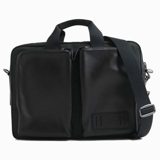 極美品 COACH 3way キャンバス レザー ビジネスバッグ 斜め掛け 黒