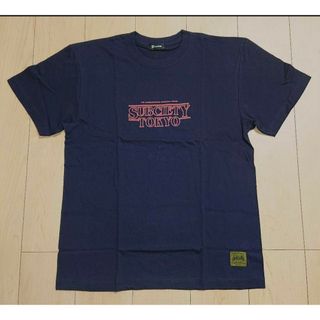 サブサエティ(Subciety)のL 新品 Subciety サブサエティ GATE S/S 半袖Tシャツ 紺(Tシャツ/カットソー(半袖/袖なし))