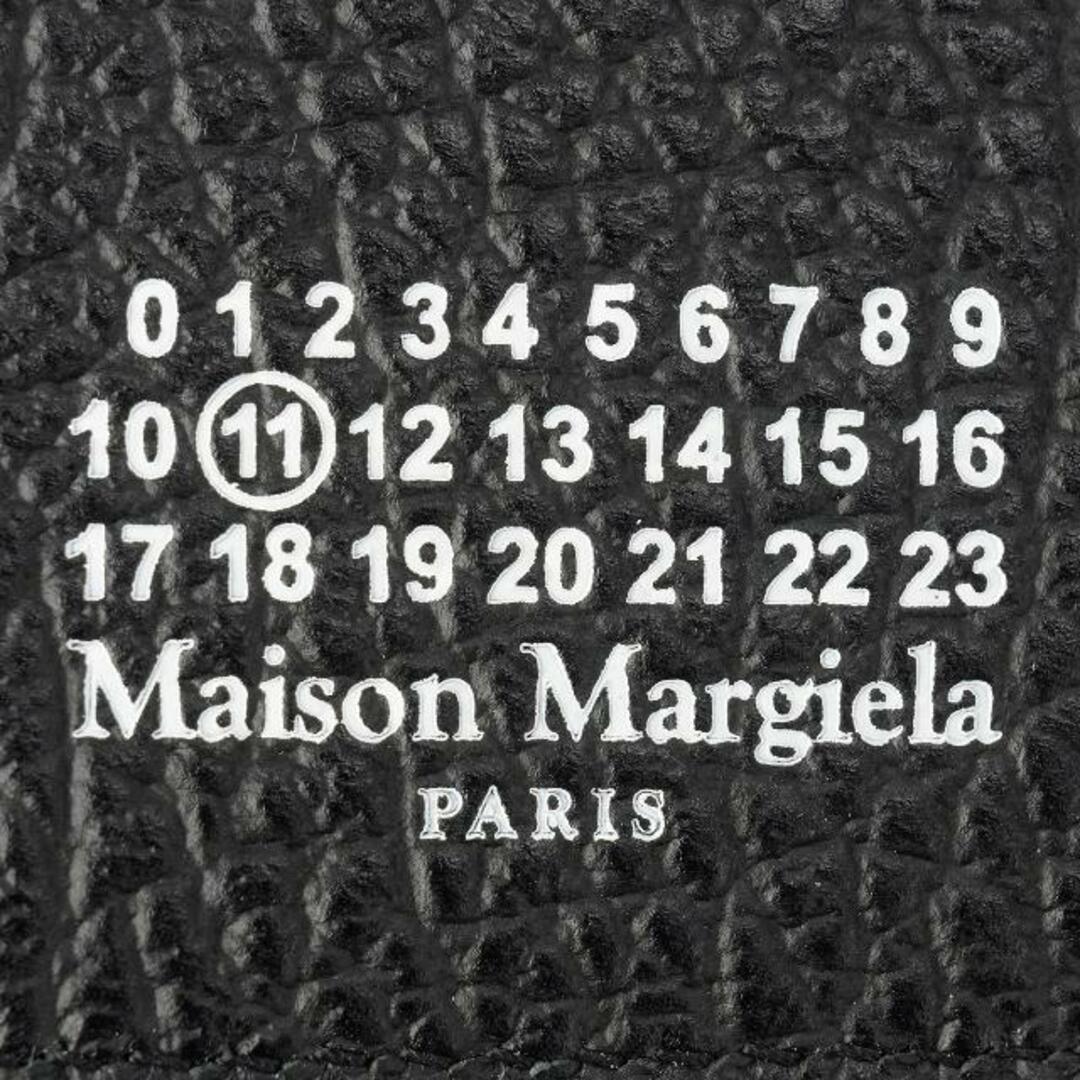 Maison Martin Margiela(マルタンマルジェラ)の新品 メゾン マルジェラ Maison Margiela カードケース 4ステッチ ブラック メンズのファッション小物(名刺入れ/定期入れ)の商品写真