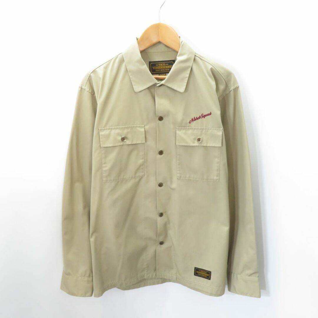 BEIGEベージュNEIGHBOURHOOD 20ss CLASSIC WORK/EC-SHIRT.LS   2011SNH-SHM11 SIZE M