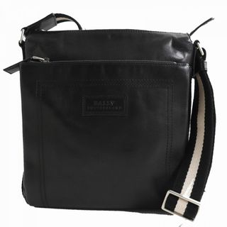 【新品】BALLY バリー 牛革 スクエア ショルダーバッグ ブラック