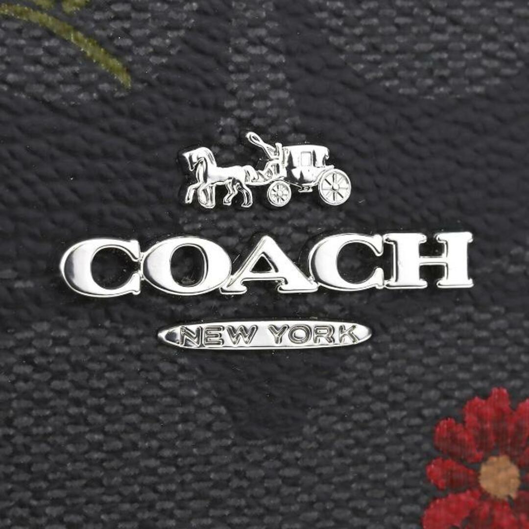新品 コーチ COACH 2つ折り財布 スナップ ウォレット グラファイト/ディープベリー