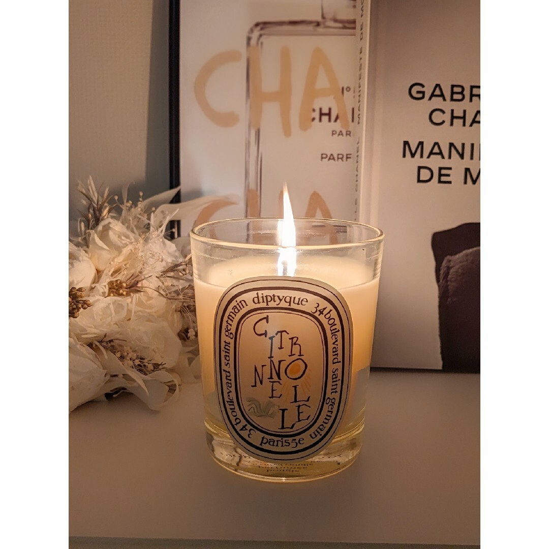 diptyque - 【未開封新品】diptyque キャンドル シトロネル 190ｇ 3個 ...