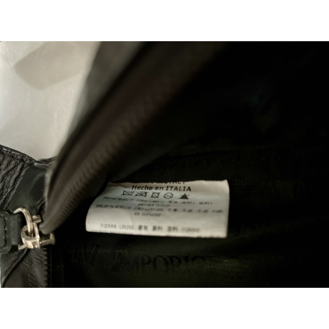 Emporio Armani(エンポリオアルマーニ)の✨️美品✨️ EMPORIO ARMANI  ボディバッグ モノグラム ブラック メンズのバッグ(ボディーバッグ)の商品写真