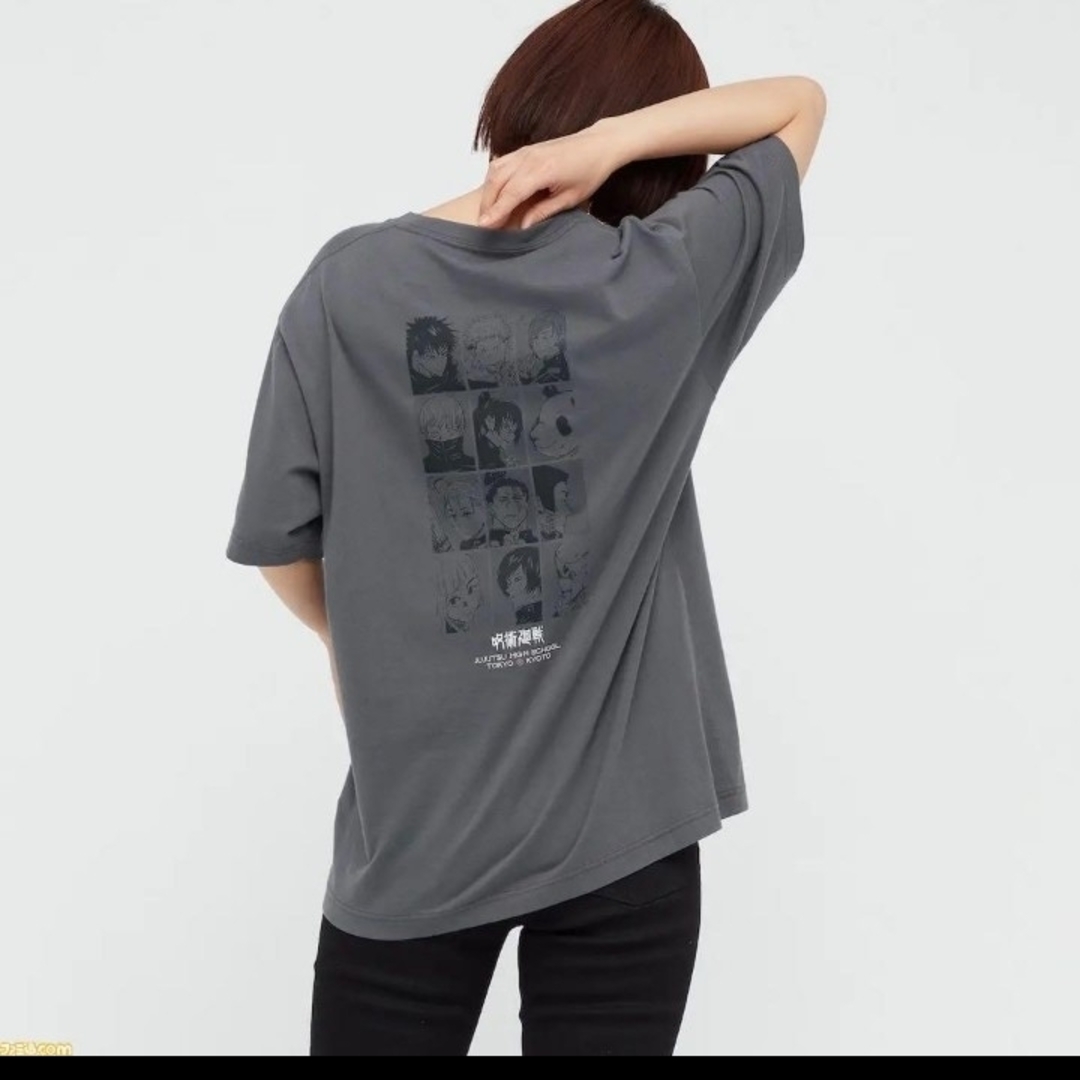 UNIQLO(ユニクロ)の呪術廻戦 ユニクロ  コラボ メンズ Sサイズ　UT 全員　グレー メンズのトップス(Tシャツ/カットソー(半袖/袖なし))の商品写真