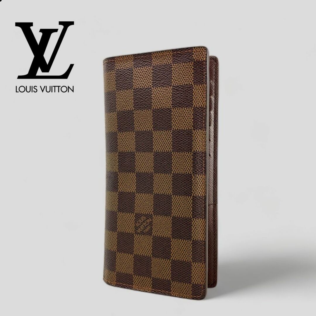 ■LOUIS VUITTON ヴィトン■ ダミエ ポルトフォイユ・ブラザ 長財布