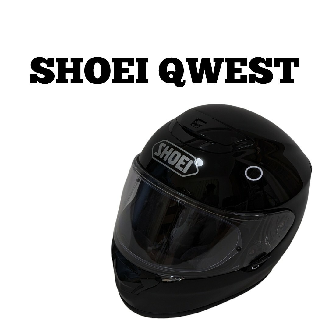 【送料無料】ヘルメット Shoei 黒　ブラック　フルフェイス　カバー付　w-4