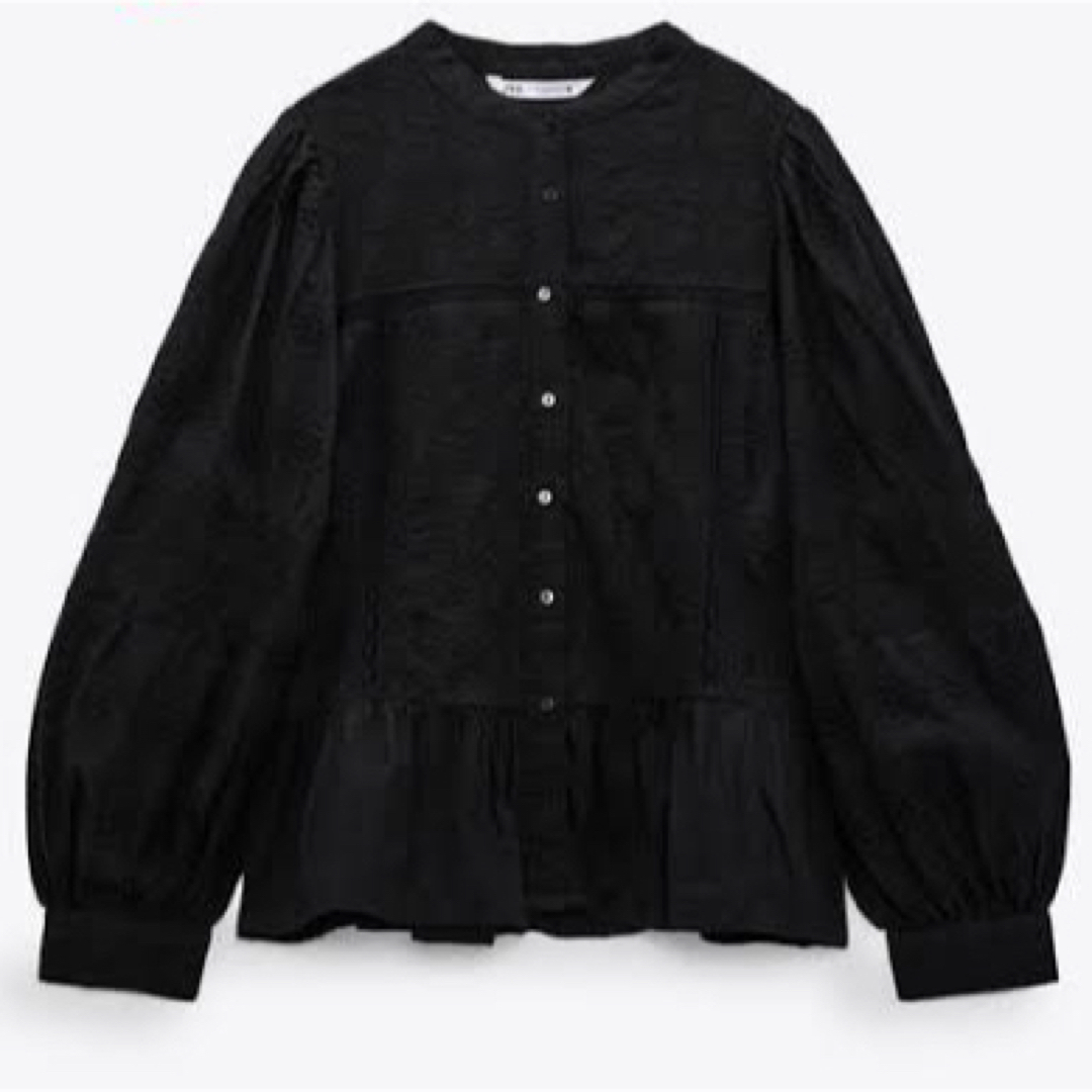 ZARA(ザラ)のZARA エンブロイダリーブラウス レディースのトップス(シャツ/ブラウス(長袖/七分))の商品写真