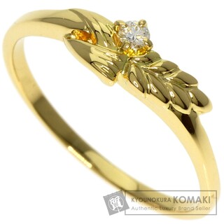 ミキモト(MIKIMOTO)のMIKIMOTO 1P ダイヤモンド リング・指輪 K18YG レディース(リング(指輪))