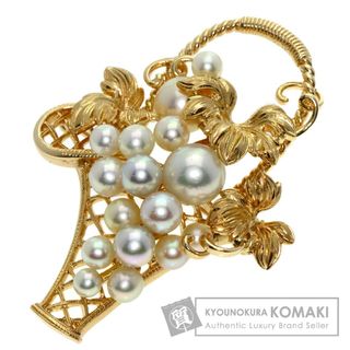 ミキモト(MIKIMOTO)のMIKIMOTO 葡萄モチーフ パール 真珠 ブローチ K14YG レディース(ブローチ/コサージュ)