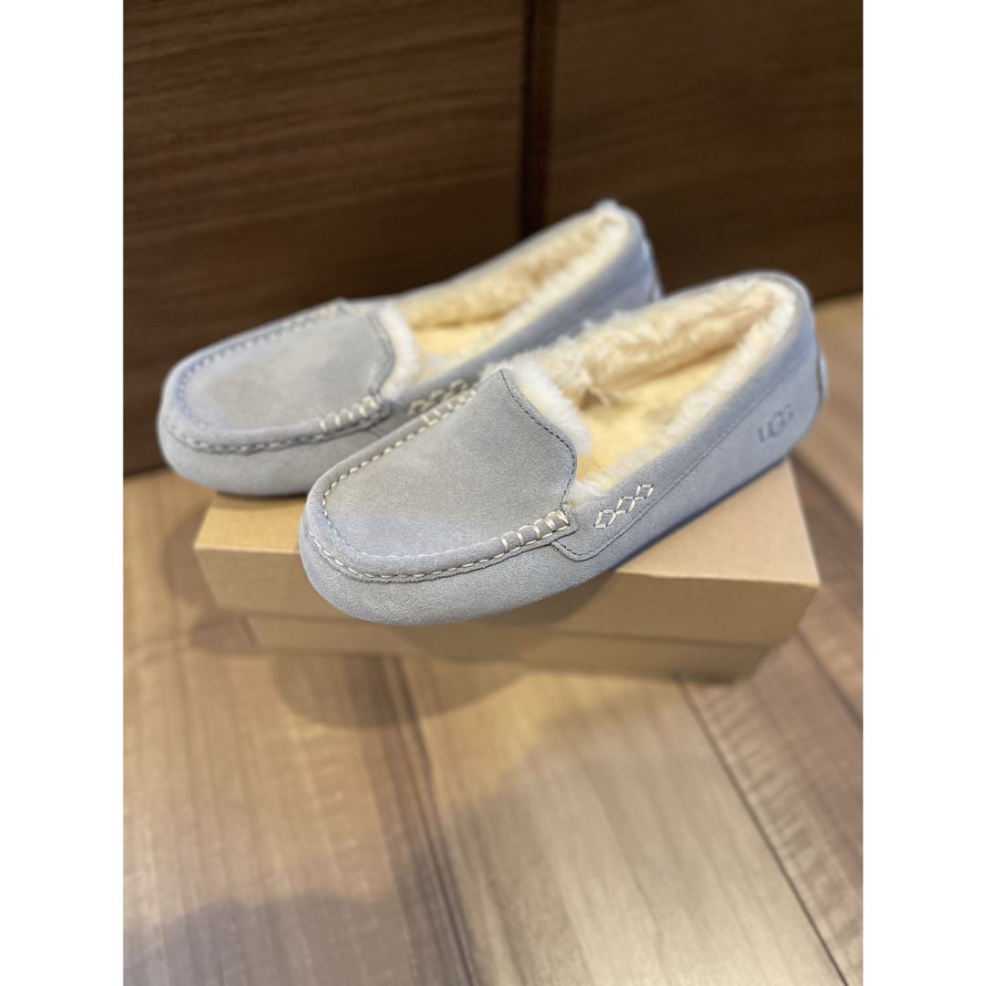 UGG ANSLEY ウールボアスリッポン ローファー モカシン アンスレー-