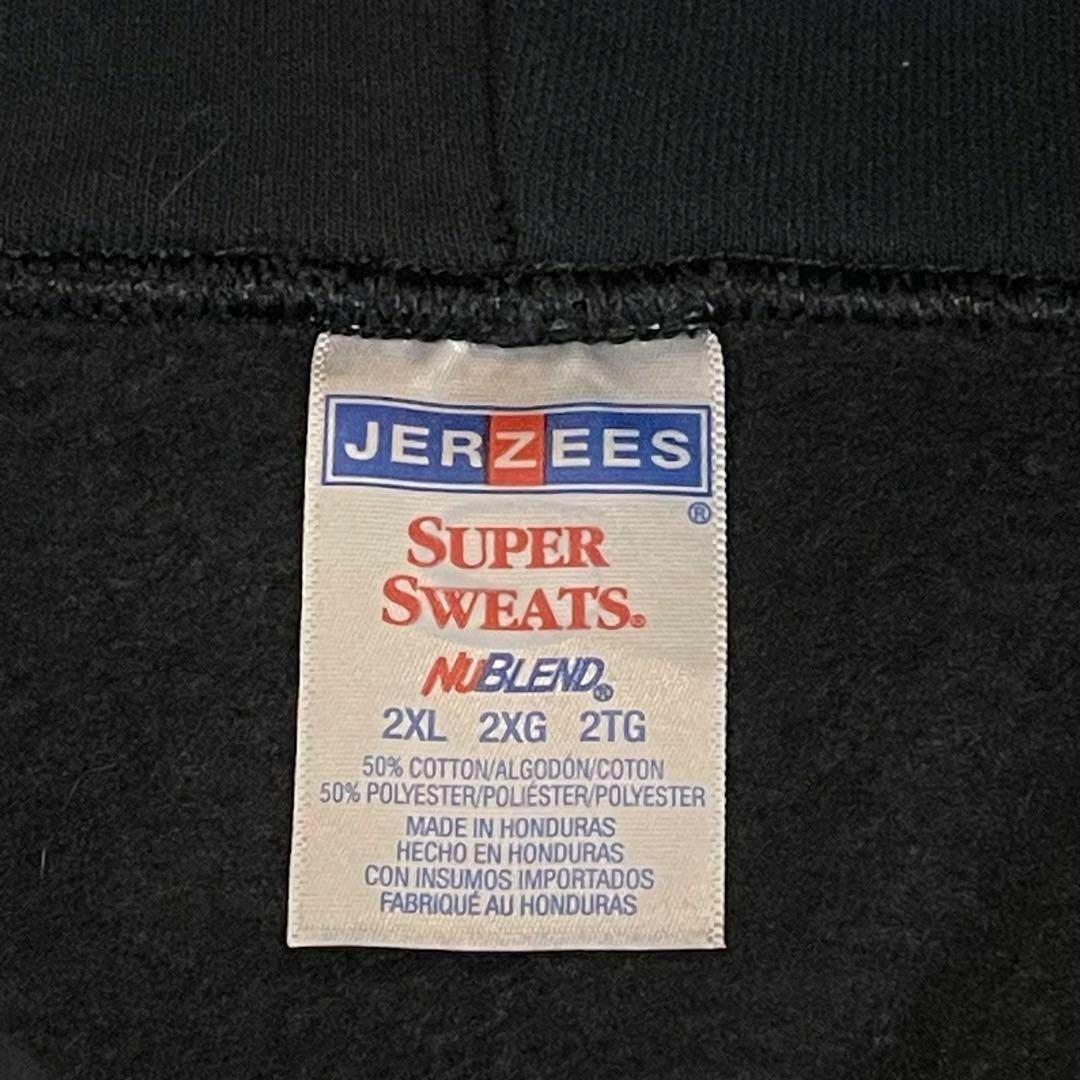 JERZEES(ジャージーズ)の【377】　JERZEES ジャージーズ　オーバーサイズパーカー　フード付き　黒 メンズのトップス(パーカー)の商品写真