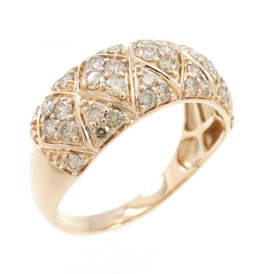 新品 H&C ダイヤ リング 0.10ct K18