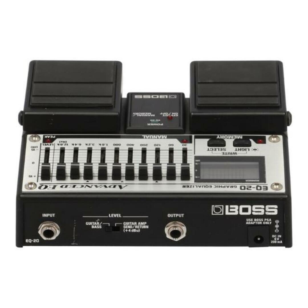 <br>BOSS ボス/エフェクター/EQ-20/2087915/エフェクター/Bランク/78【中古】 楽器のレコーディング/PA機器(エフェクター)の商品写真