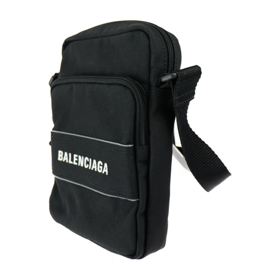 Balenciaga(バレンシアガ)のBALENCIAGA バレンシアガ  スポーツ メッセンジャーバッグ スモール ショルダーバッグ 638657 ナイロン   ブラック   ポシェット ロゴ 【本物保証】 メンズのバッグ(ショルダーバッグ)の商品写真