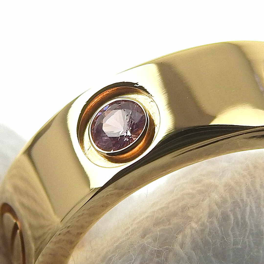 Cartier(カルティエ)のカルティエ CARTIER ラブリング リング 指輪 K18PG 1Pピンクサファイア #48 約8号 CRB4064448 中古 新入荷 CA0452 レディースのアクセサリー(リング(指輪))の商品写真