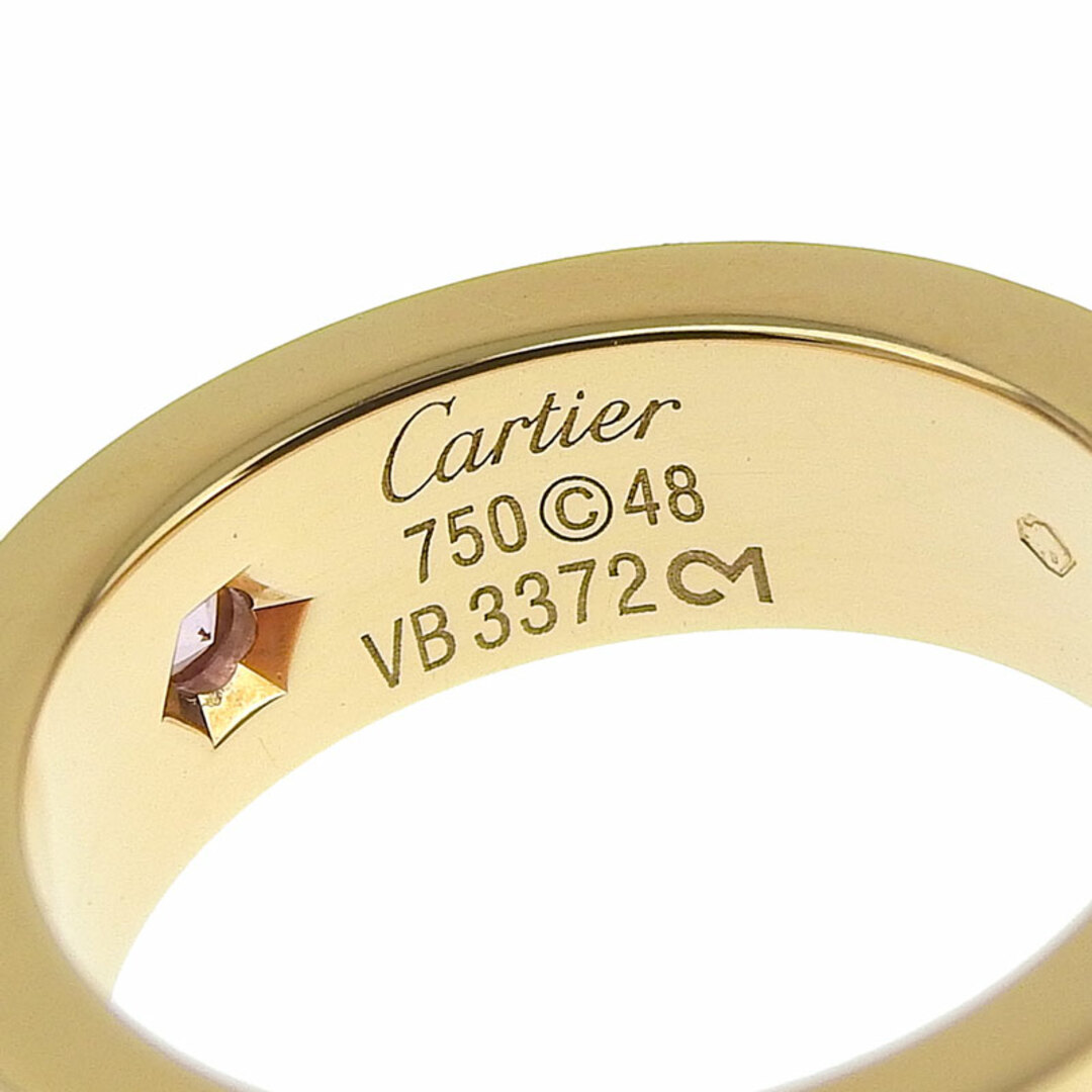Cartier(カルティエ)のカルティエ CARTIER ラブリング リング 指輪 K18PG 1Pピンクサファイア #48 約8号 CRB4064448 中古 新入荷 CA0452 レディースのアクセサリー(リング(指輪))の商品写真