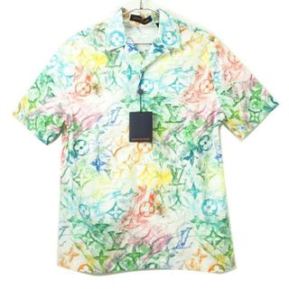 LOUIS VUITOON ルイヴィトン/マルチカラー モノグラム  オープンカラーシャツ 21SS /XS/ルイ・ヴィトン/Aランク/78【中古】(シャツ)