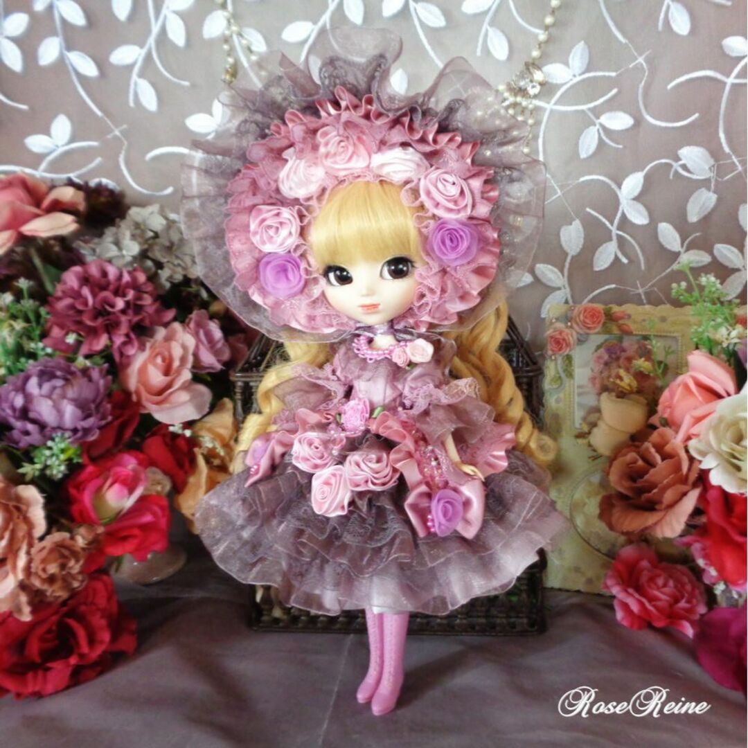 ロリータロマンス ときめきの花園 モーブピンクの妖精ロマンティックドレス豪華4P
