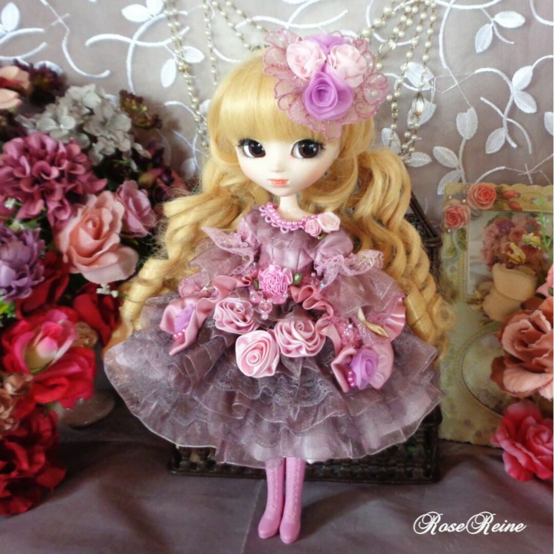 ロリータロマンス ときめきの花園 モーブピンクの妖精ロマンティックドレス豪華4P