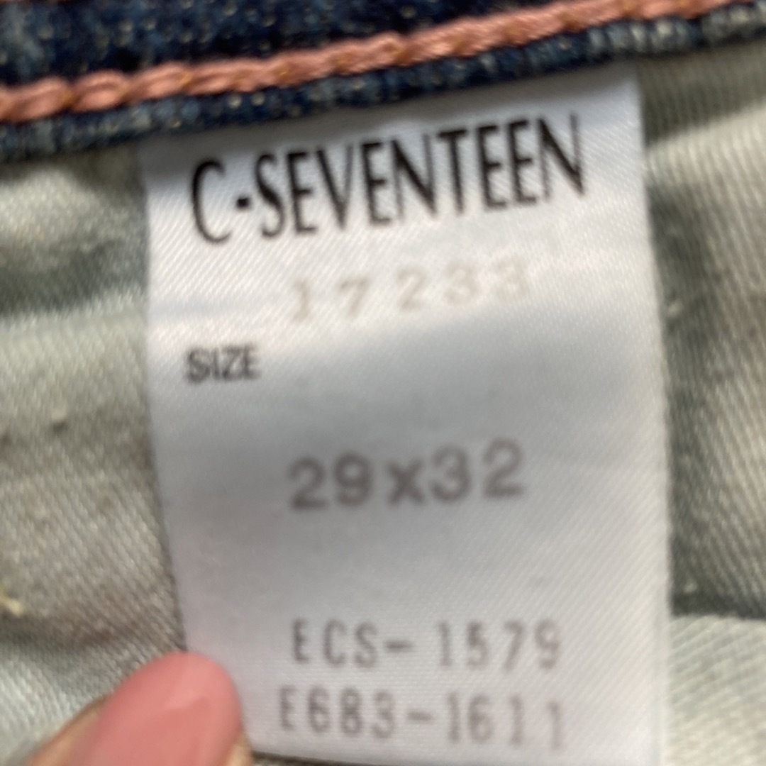 C-SEVENTEEN デニムパンツ レディースのパンツ(デニム/ジーンズ)の商品写真