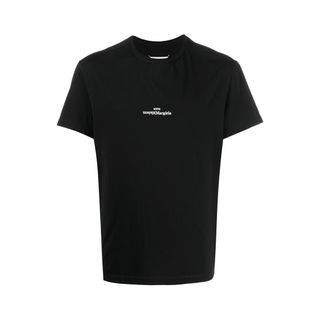 マルタンマルジェラ(Maison Martin Margiela)のMaison Margiela logo crew-neck T-shirt(Tシャツ(半袖/袖なし))