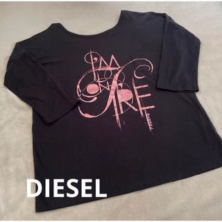 ディーゼル(DIESEL)の美品☆ DIESEL  プリント　デザインTシャツ　M(Tシャツ(半袖/袖なし))