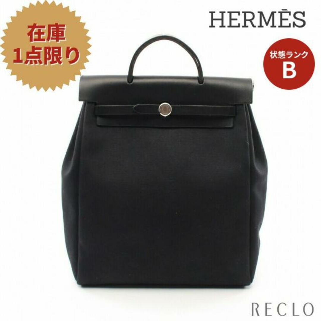 Hermes(エルメス)のエールバッグ アドPM バックパック リュックサック トワルオフィシエ レザー ブラック シルバー金具 □F刻印 レディースのバッグ(リュック/バックパック)の商品写真