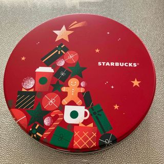 スターバックスコーヒー(Starbucks Coffee)のスターバックス ジンジャーブレッドクッキー 缶(小物入れ)