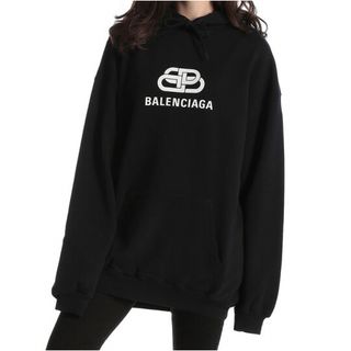 BALENCIAGA バレンシアガ 黒パーカー フ