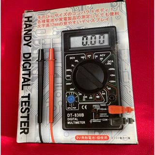 新品未使用　小型高性能マルチデジタルテスター DT-830B(その他)