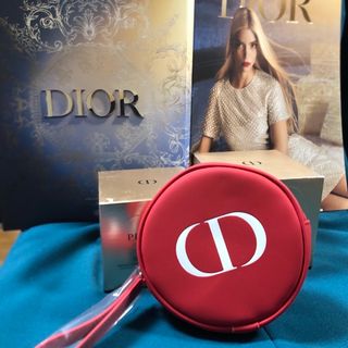 ディオール(Dior)の祝日割　ディオール化粧ポーチ赤(ポーチ)