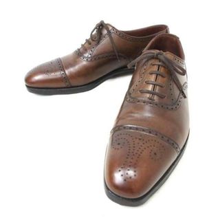 CROCKETT&JONES クロケット&ジョーンズ/パンチドキャップトゥ WELBECK/6 1/2/メンズスシューズ/Bランク/78【中古】(ドレス/ビジネス)