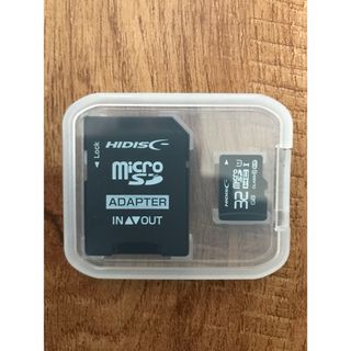 ハイディスク(HIDISC)のmicroSDカード 32GB (SDカードとしても使用可能!)(PC周辺機器)