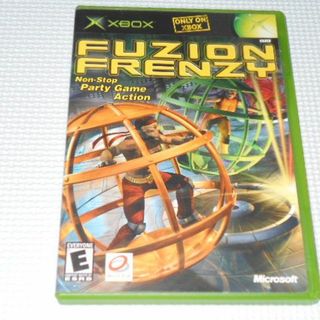 エックスボックス(Xbox)のxbox★FUZION FRENZY 海外版 北米版★箱付・説明書付・ソフト付(家庭用ゲームソフト)