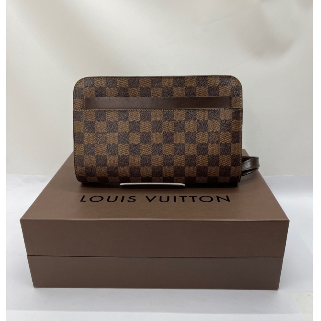 ルイヴィトン LOUIS VUITTON セカンドバッグ
 ダミエ サンルイ クラッチバッグ N51993 ブラウン