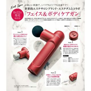 エステダム(Esthederm)の【&ROSY 2023年10月付録】エステダムコラボ「フェイス＆ボディケアガン」(フェイスケア/美顔器)