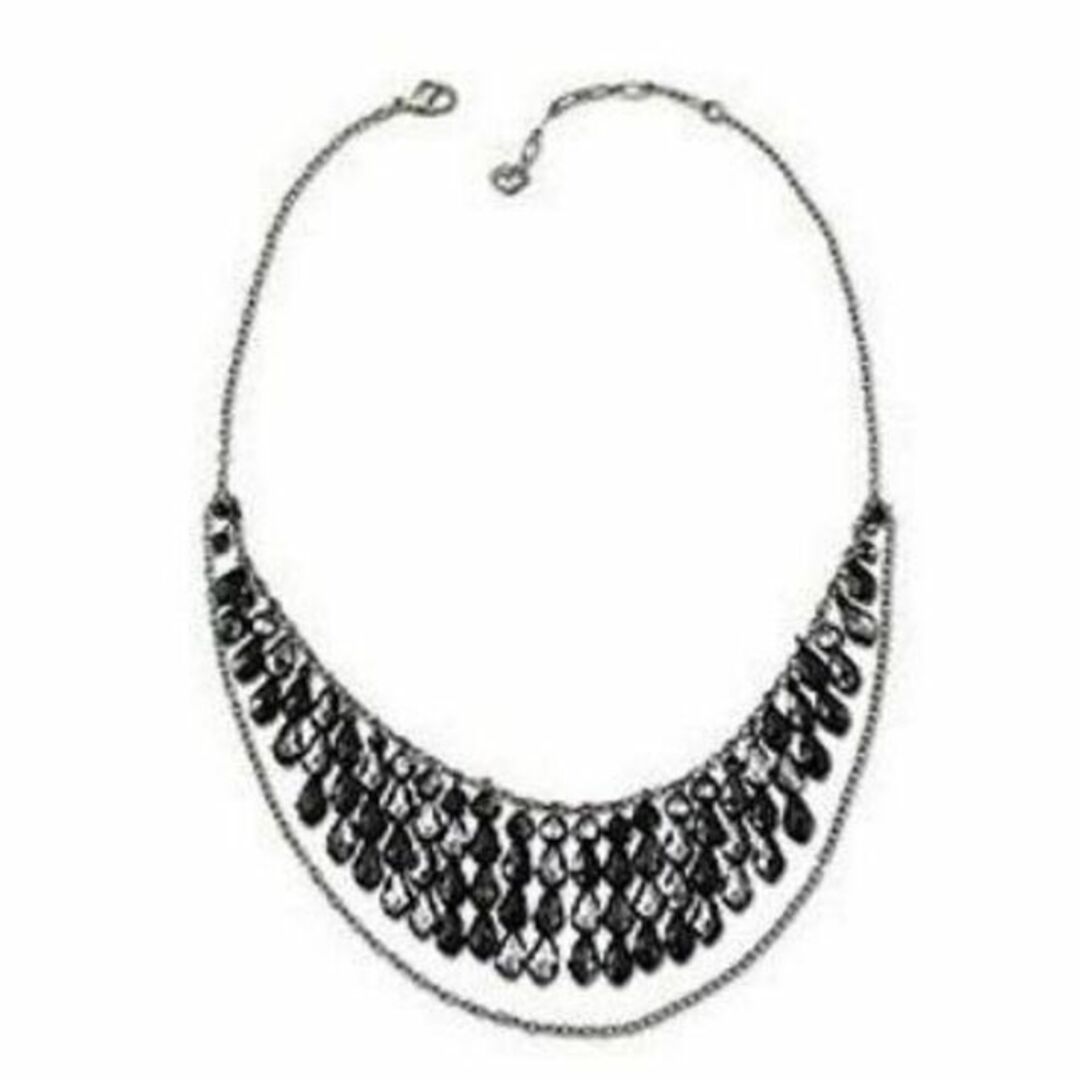 SWAROVSKI - 美品 ゴージャス スワロフスキー ネックレス ブラック