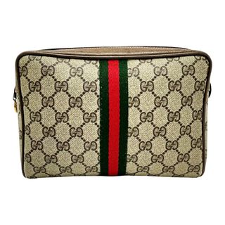 グッチ(Gucci)の☆☆GUCCI グッチ アクセサリーコレクション GGスプリーム セカンドバッグ ポーチ レディース ゴールド金具(クラッチバッグ)