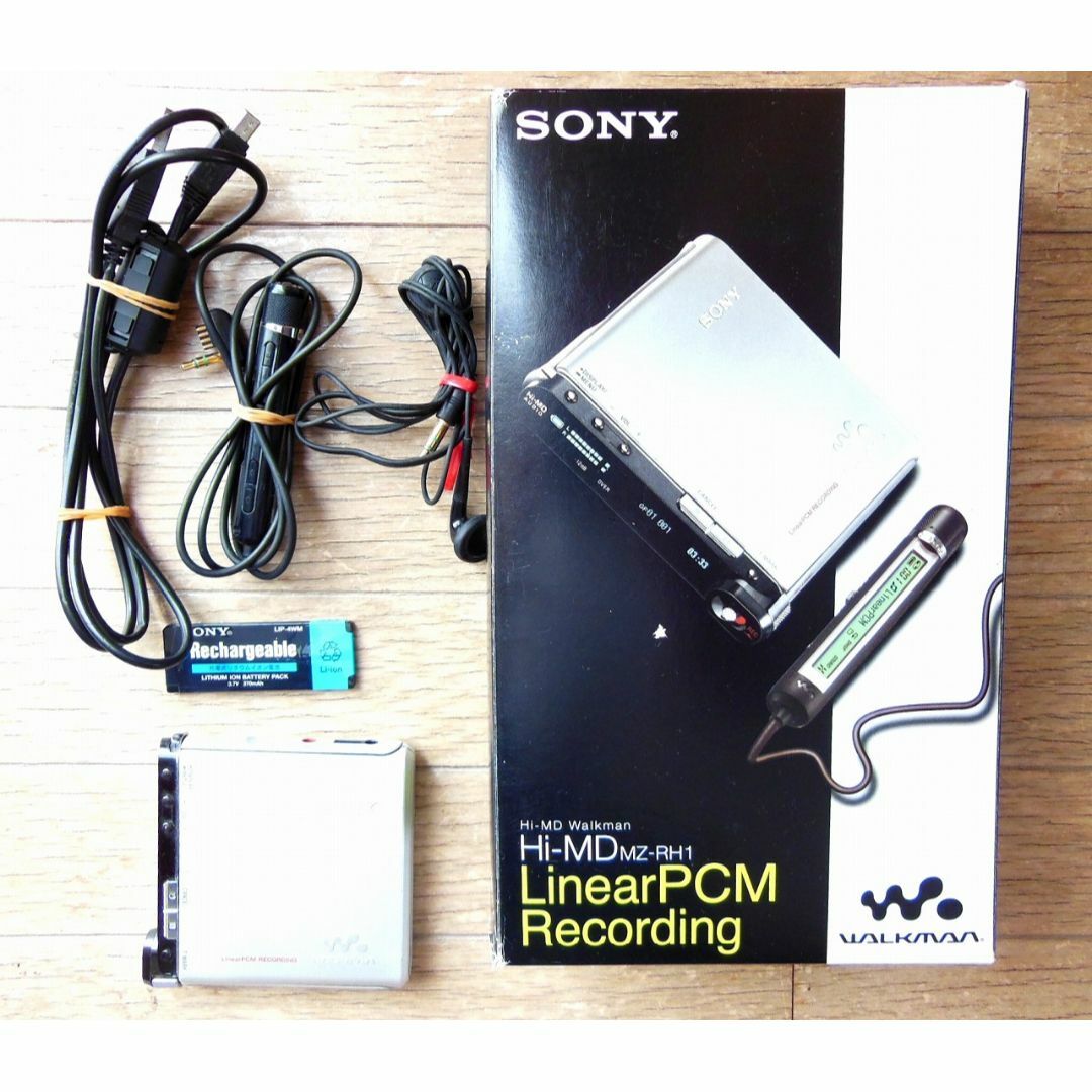 SONY  リニアPCM Hi-MDウォークマン MZ-RH1 本体　ジャンク品