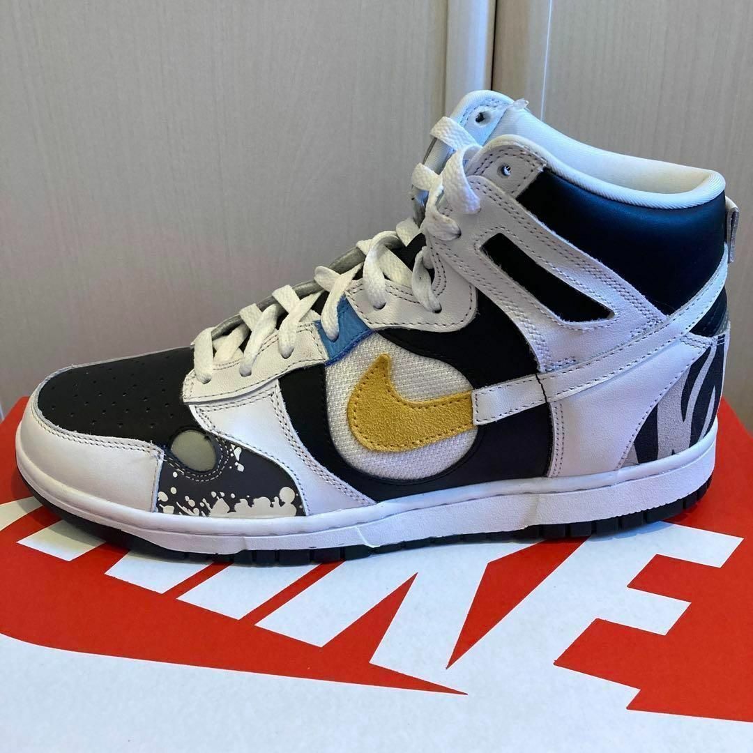 NIKE DUNK HIGH LX ダンクハイ 白黒 ナイキスニーカー