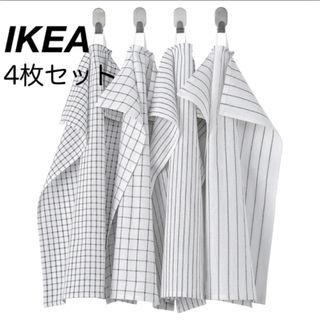 イケア(IKEA)のIKEA イケア RINNIG リンニング キッチンクロス 4枚セット(収納/キッチン雑貨)