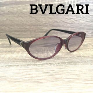 極美品 ブルガリ BVLGARI サングラス 8099B ラインストーン-