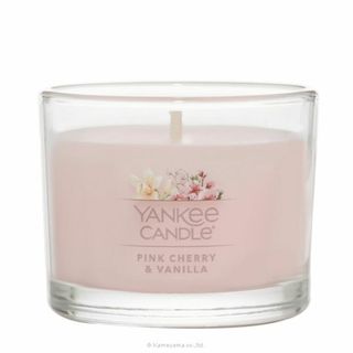 ヤンキーキャンドル(YANKee CANDLe)のYANKEE CANDLEシグネチャータンブラーミニ　「ピンクチェリー＆バニラ」(キャンドル)