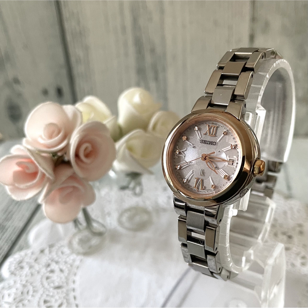 SEIKO - 【動作良好】SEIKO ルキア 1B22-0BL0 コンビ 電波 SEIKO - 【動作良好】SEIKO ルキア 1B22-0BL0 コンビ 電波